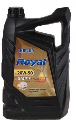 روغن موتور ایرانول رویال Royal 20W-50 SM دو کارتن