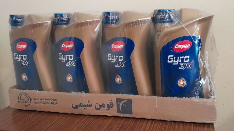 روغن موتورسیکلت کاسپین جیرو مدل SG-20W-50 حجم 1 لیتر